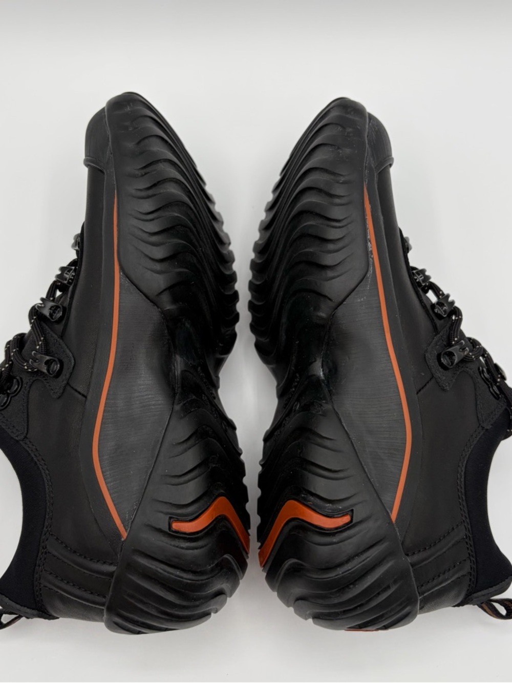 Clarks Muckers Waterproof Black Leather Sneakers Boots Outdoor Shoes Size 6 - Picture 11 of 14